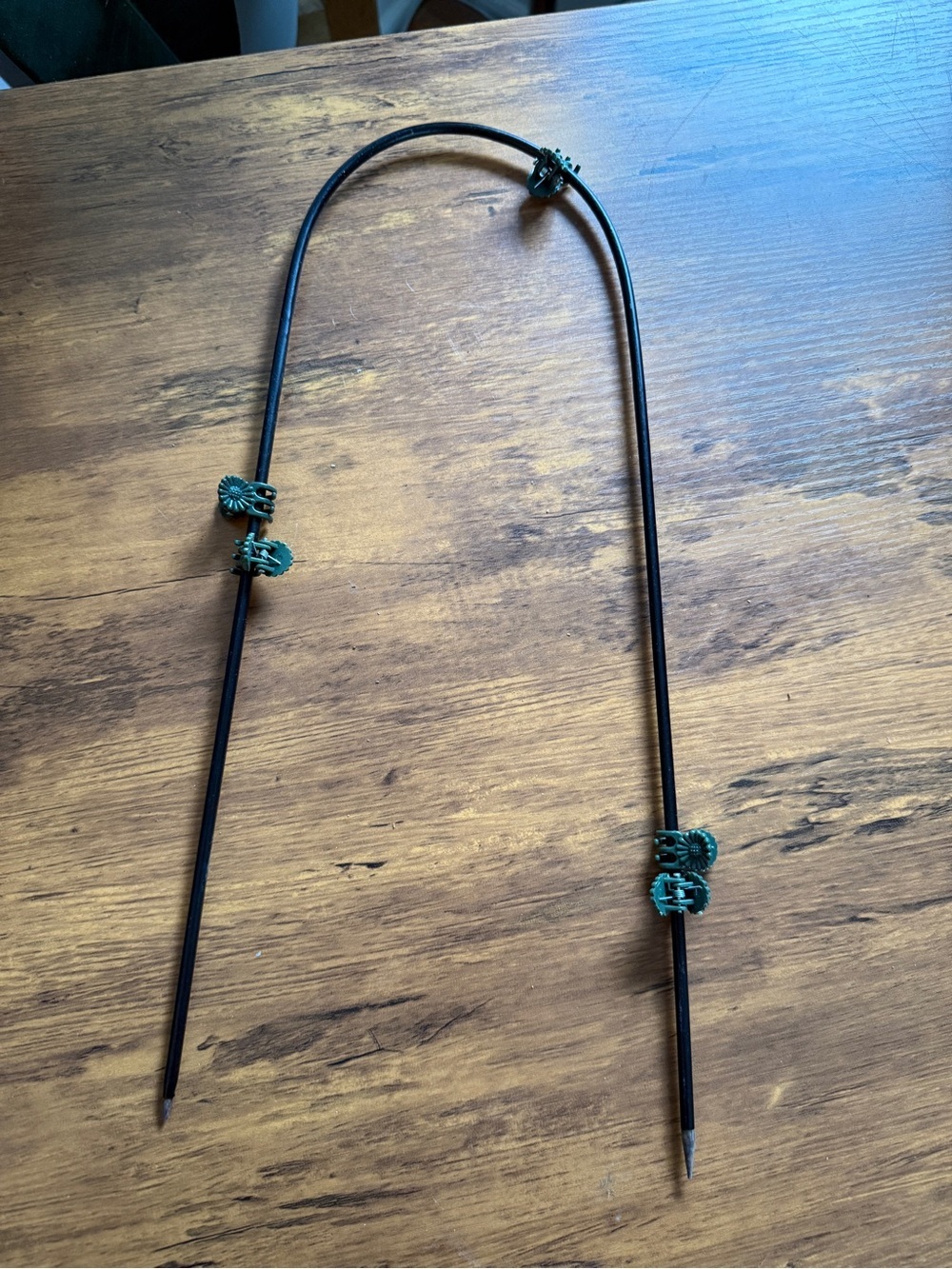 Flexible Orchid Support Hoop & Stem Clips Set